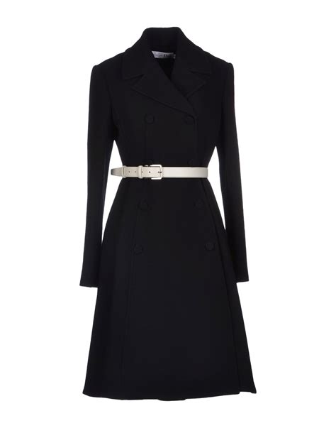 dior coat black|Dior long down coat.